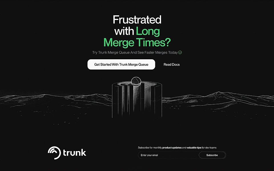 A CTA section on a Google Ads landing page