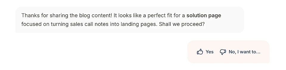 LandingRabbit’s landing page topic suggestion based on the blog post content