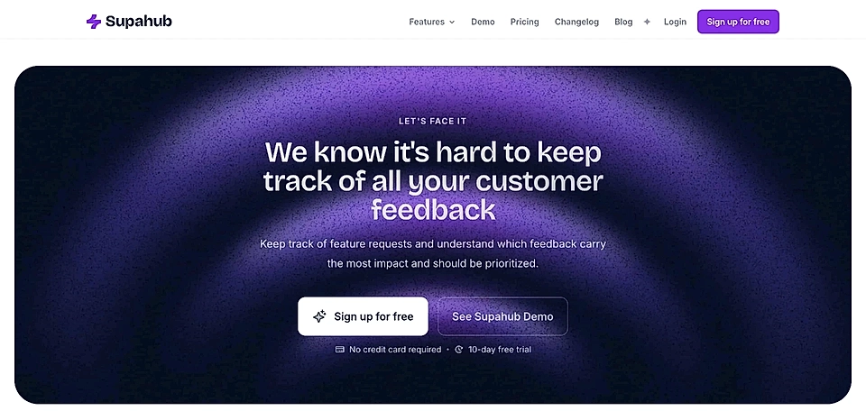 A CTA element on a PPC landing page for a SaaS company