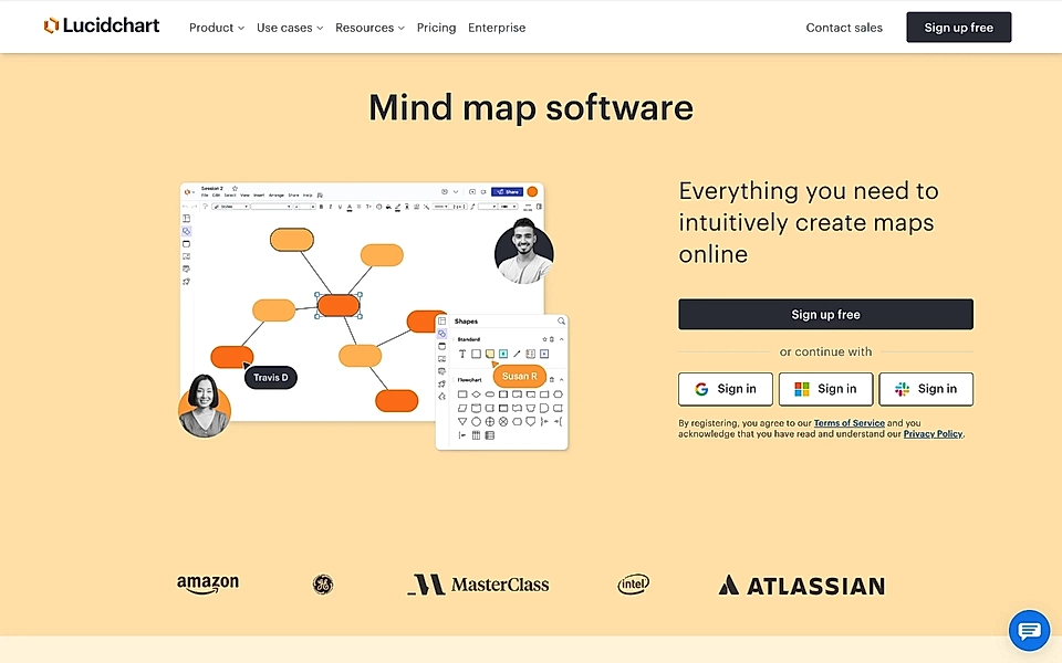 A Google Ads landing page example with a good message match