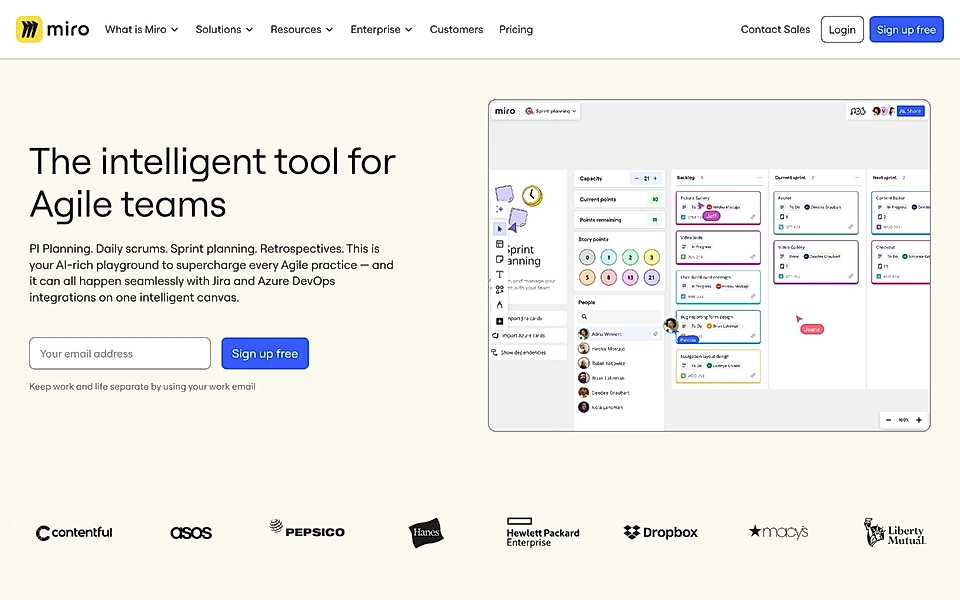 A PPC landing page example with social proof