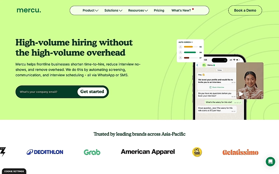 A hero section of a Google Ads landing page