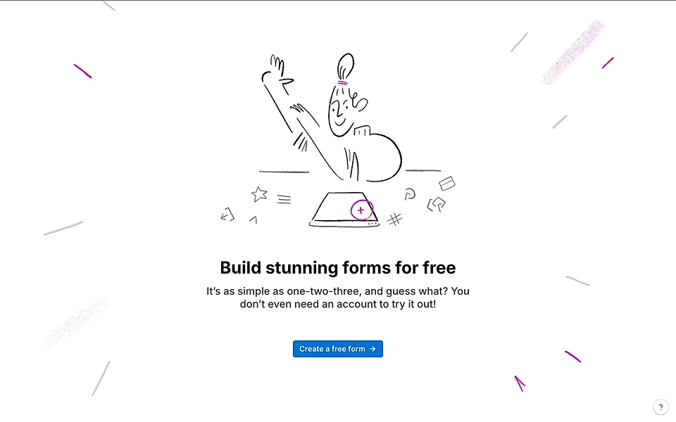 A call-to-action example on a SaaS landing page CTA section