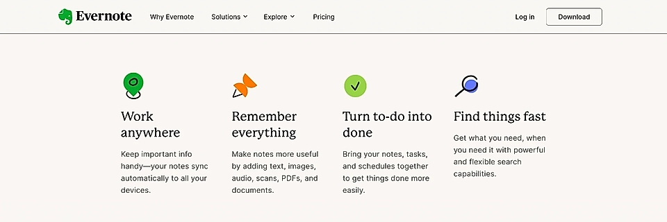 An example of a benefits section on a landing page