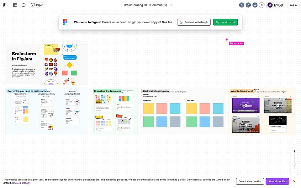A Google Ads landing page example with a poor message match