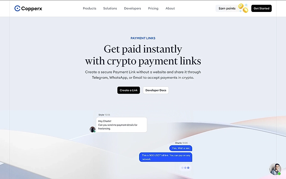 A Google Ads landing page hero section example