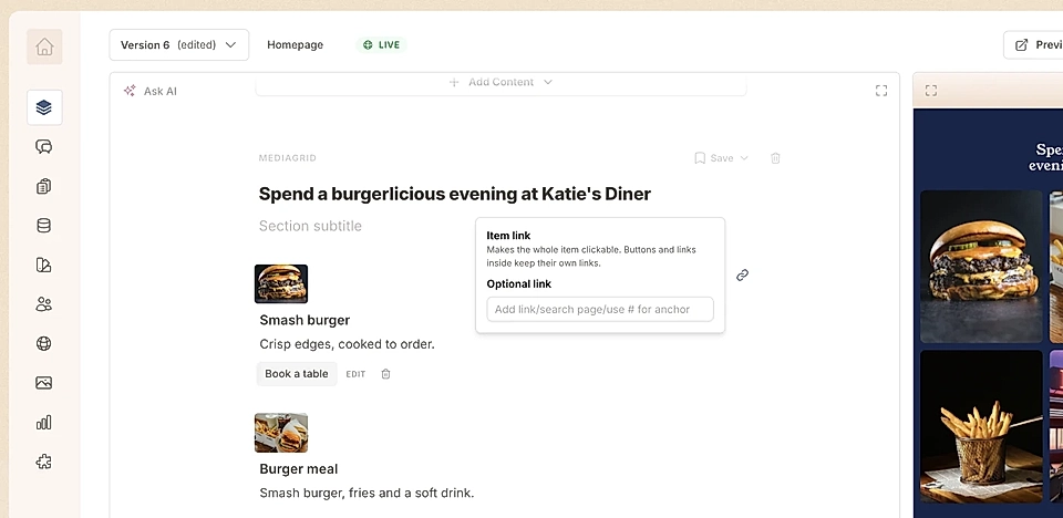 Make the whole tile a link in the media grid layout