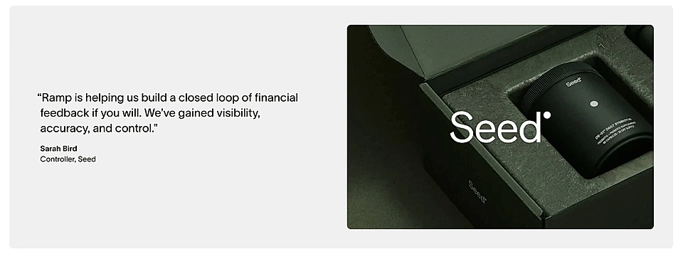 A PPC SaaS landing page example with social proof