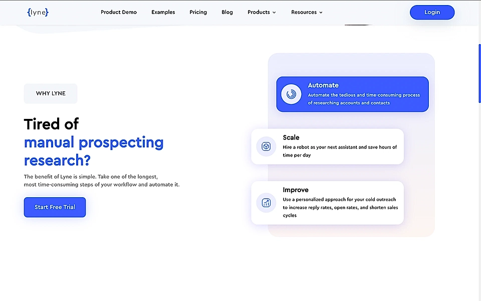 A benefits section on a SaaS website
