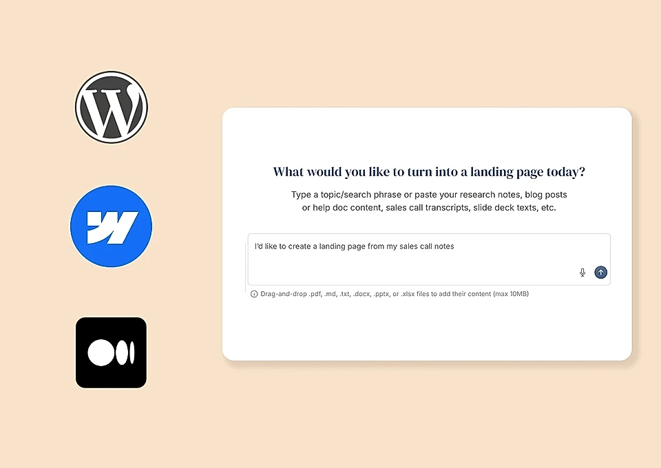 Blog post sources to landing pages with LandingRabbit