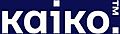 Logo of Kaiko, featuring the name 'Kaiko' in bold white letters on a dark blue background, with a registered trademark symbol.