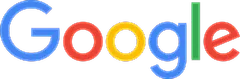 Colorful Google logo featuring blue, red, yellow, and green letters on a transparent background.
