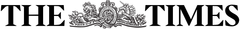 Logo of The Times newspaper featuring a crown and floral design, prominently displaying the words 'THE TIMES'.