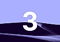 A minimalistic image featuring a large number '3' over a purple desert landscape with soft dunes.