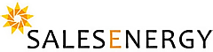 Logo of SalesEnergy featuring a starburst design and the text 'SALE S ENERGY' in a modern font.