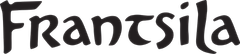 Logo of Frantsila, featuring stylized text in a dark, organic font on a transparent background.
