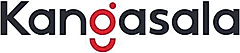 Logo of Kanguasala, featuring the word in black with a red circular accent and playful design elements.