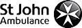 Black screen with a white eight-point star icon in the upper-right corner