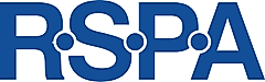 Blue RSPA logo on a white background